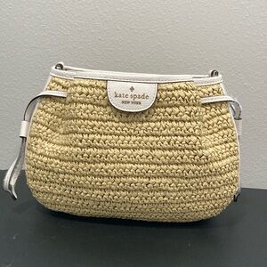 Kate Spade Straw Crossbody purse